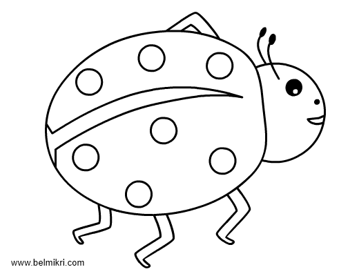 l is for ladybug coloring pages - photo #47